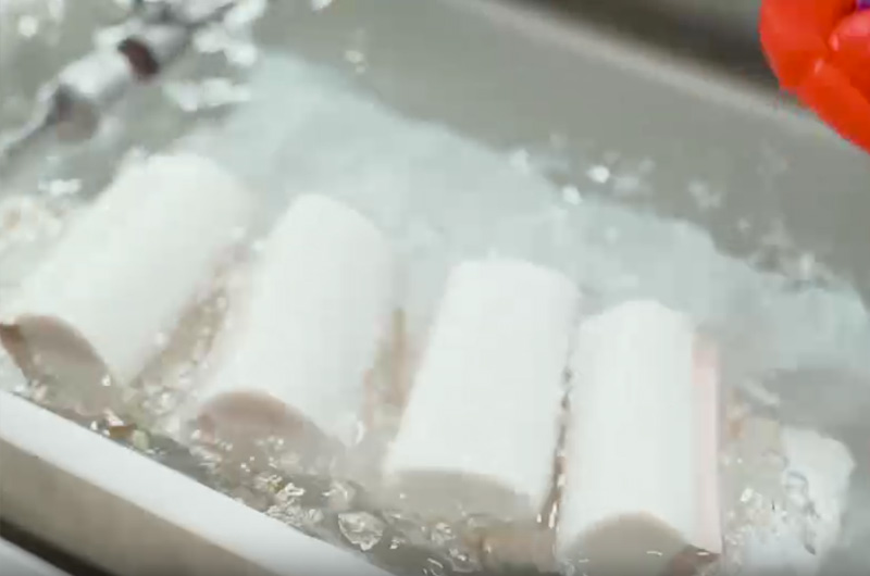 成形と蒸し