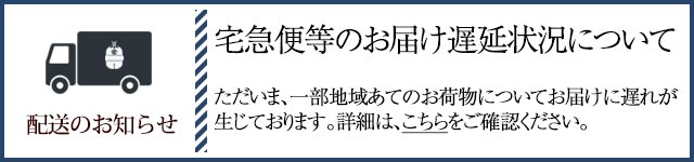 配送遅延について