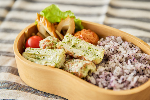 揚げない百年ちくわの磯辺あえ