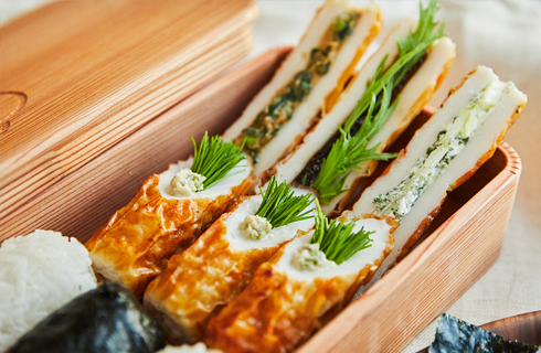 百年ちくわのネギ味噌弁当