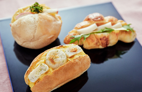 かまぼこ玉子サンド