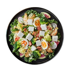 サラダにのせるかまぼこ