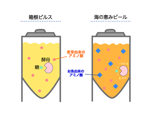 お魚由来のアミノ酸で活性した酵母が醸し出す芳醇な味わい