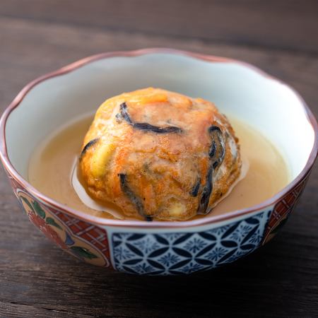 かまぼこ屋のあんかけがんも（五目）