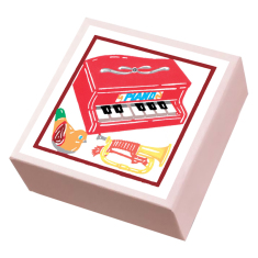 こ・こ・ろ　赤　おもちゃの楽器