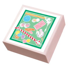 こ・こ・ろ　赤　駄菓子色々