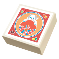 こ・こ・ろ　白　玉のり犬