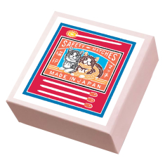 こ・こ・ろ　赤　猫印のマッチ箱