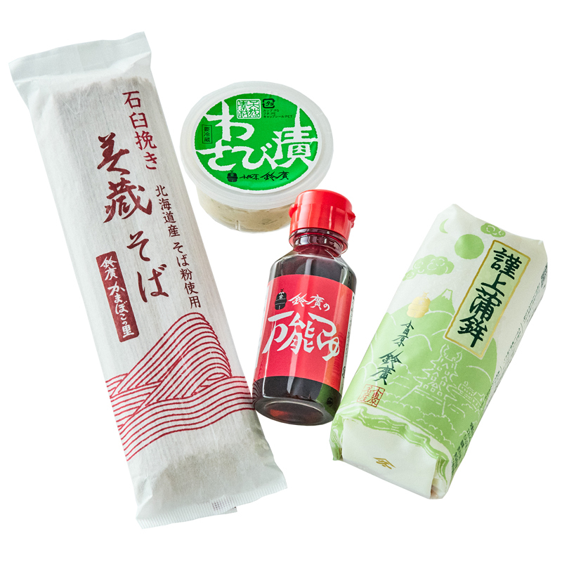 板わさとそばを楽しむセット